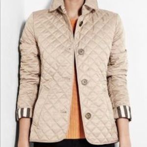 Beige Burberry jacket in excellent condition!